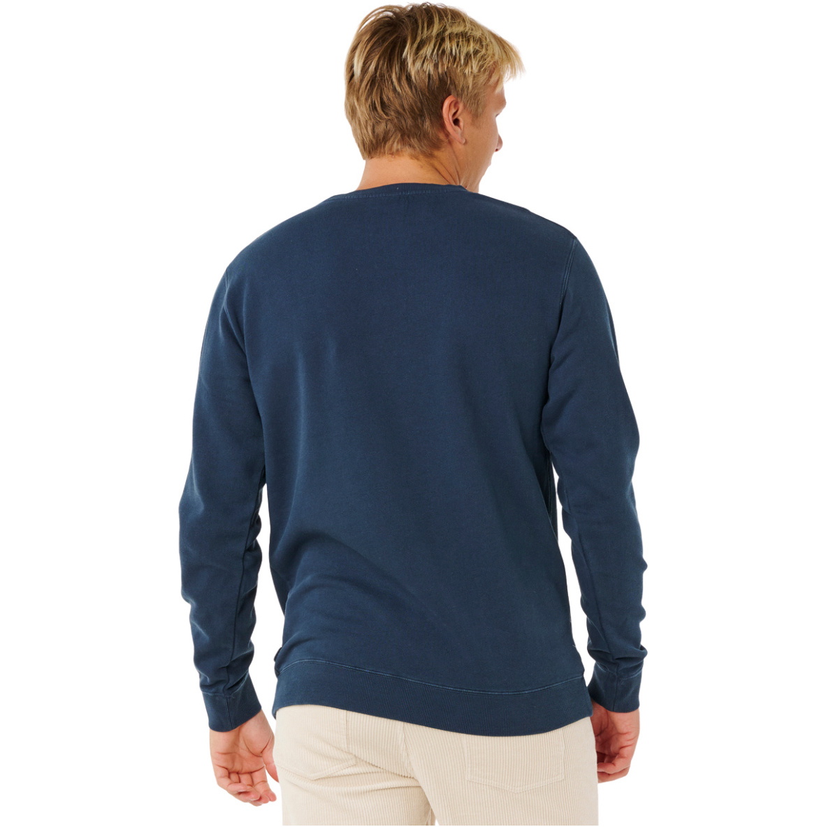 2026 Rip Curl Heren Pacific Rinse Patch Crew 0AMMFL - Dark Navy